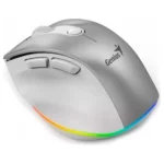 MOUSE ERGO MINI SILENCIOSO RECARGABLE ERGO 9000S PRO SILVER - Imagen 3