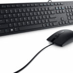 Kit de Teclado y Mouse Dell KM300C, Alámbrico, USB, Negro