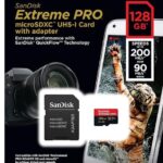 SanDisk Tarjeta Extreme PRO® microSD™ UHS-I de 128 GB con adaptador