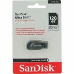 Unidad flash SanDisk Ultra Shift USB 3.2 Gen 1 - 128 GB (negro)