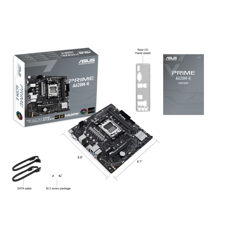 w800 (6) Tarjeta madre "ASUS PRIME A620M-K" - Imagen 1