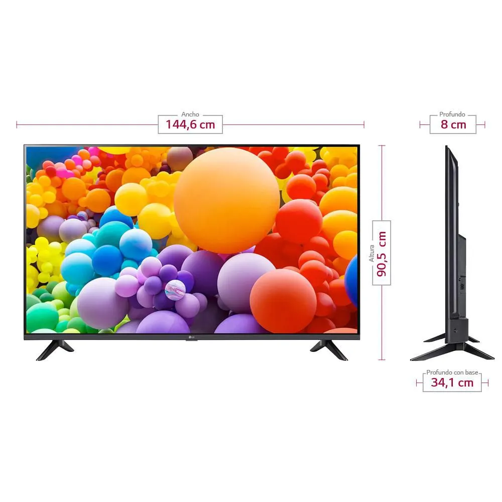 Televisor-LG-65-Pulgadas-LED-Uhd-4K-Smart-TV-65UT7300PSAAWCQ-3579853_c Televisor LG 65'' LED UHD 4K Smart TV WebOS 24 - Imagen 1