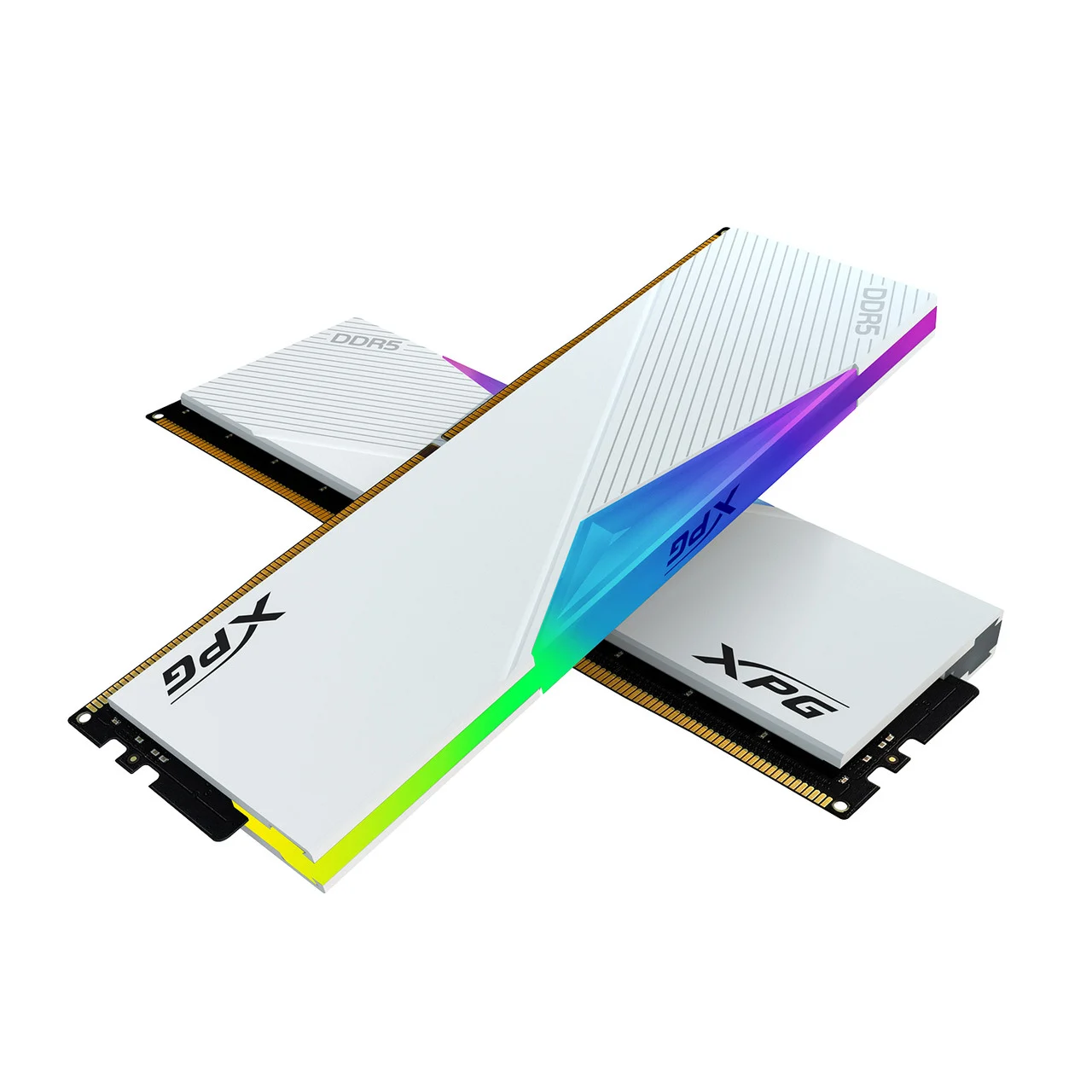 lancer_wht_rgb_01__90060_4faa60a4bd044a65bef195d4d5a1ecbf Memoria Adata Xpg White Lancer 8gb Ddr5 - Imagen 1