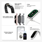 Xiaomi Smart Band 9 - Glacier Silver - Imagen 2