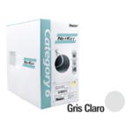 Bobina de Cable UTP 305 m. de Cobre, Gris, Categoría 6 (24 AWG)