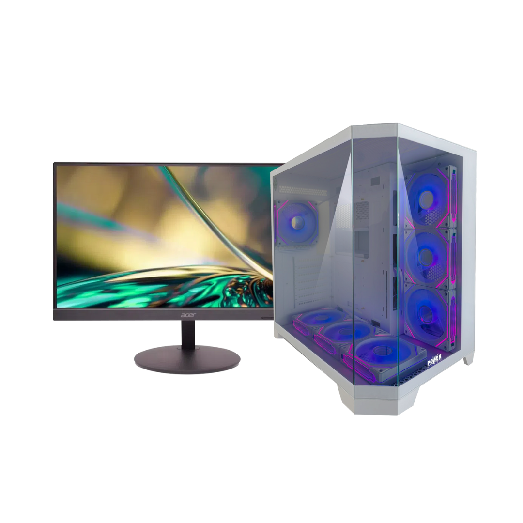 W75-BLANCA Computador GAMER AI AMD Ryzen 7 8700F RTX 3050 6GB 16GB 512GB - R87162FS67-02 - Imagen 1