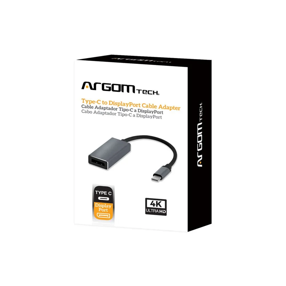 156573-1600-auto Cable Adaptador Argom Tipo C a Displayport de 15cm - Imagen 1
