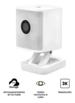 Cámara Inteligente Pluto Vta+ 3k Exterior