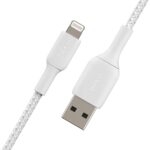 Cable De Carga Para iPhone Belkin Caa002bt1mbk Trenzado