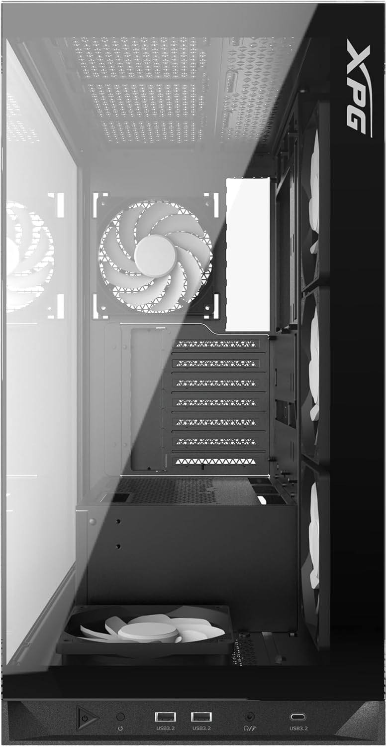 71AoA5Px5EL._AC_SL1500_ XPG Invader X Mid-Tower Gaming ATX - Funda para PC con vista panorámica - Imagen 1