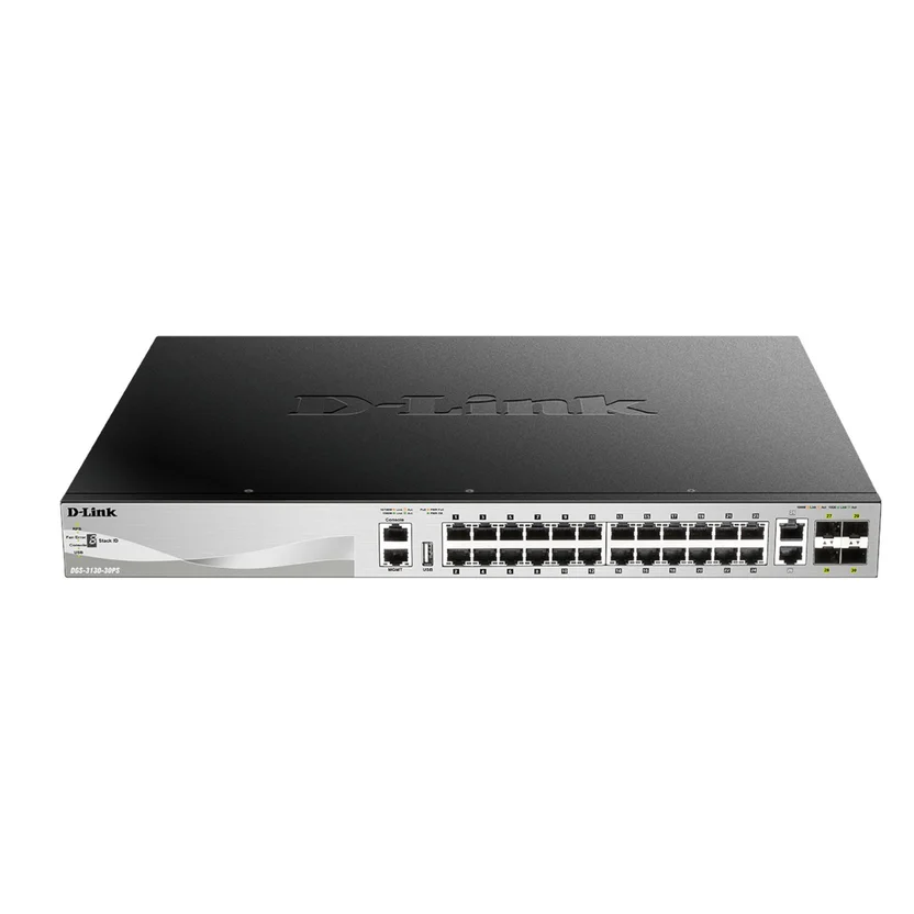 w=1708,h=832,f=webp,fit=contain,q=85 Switch D-link Dgs-3130-30ps 30 Puertos Poe 10g Sfp+ - Imagen 1