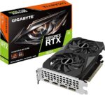GIGABYTE Tarjeta gráfica GeForce RTX 3050 WINDFORCE OC V2 6G, 2 ventiladores WINDFORCE, 6 GB