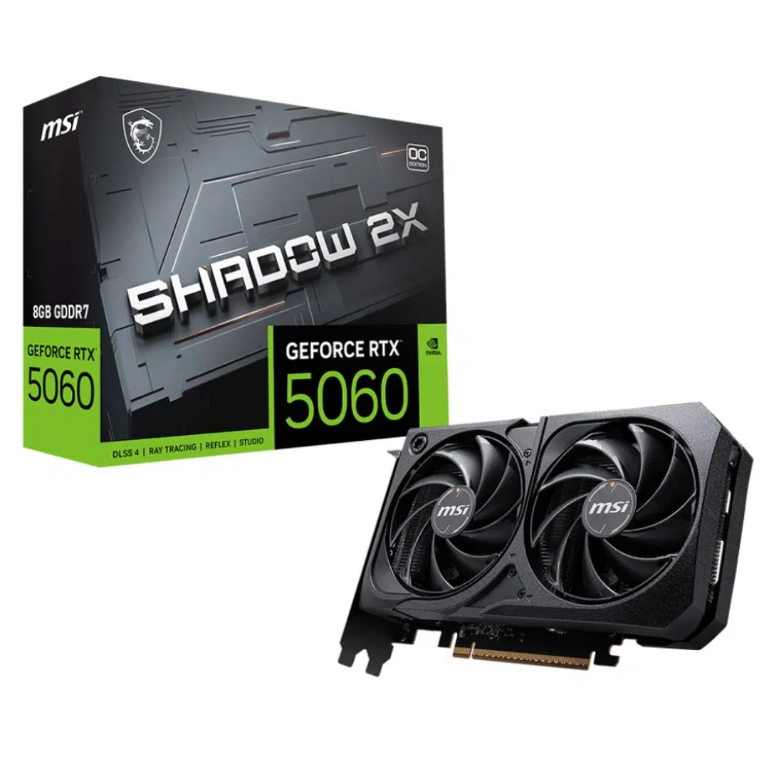 PORTATIL-2025-11-05T130033.535 TARJETA DE VIDEO MSI RTX 5060 SHADOW 2X 8GB GDDR7 - Imagen 1